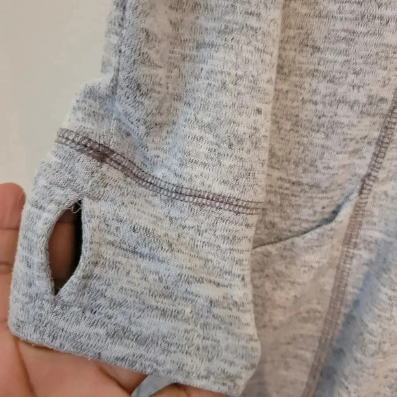 Kuhl Women's Lea Sweater Dress Size M Gray Cotton Long Sleeves Pockets Cowl Neck - Picture 5 of 12